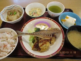 2月13日の特別食の料理