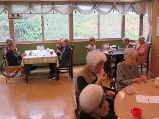 10月の茶話会の様子