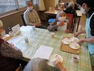 12月茶話会の様子